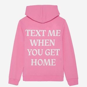 LONELY GHOST text me when you get home hoodie